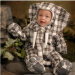 Baby Elephant Costume in Plaid